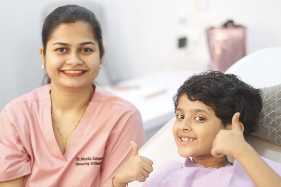 Dr. Monika Sonawane with her patient